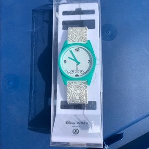 Disney Pixar Neff Green and White Toy Story Women's Watch